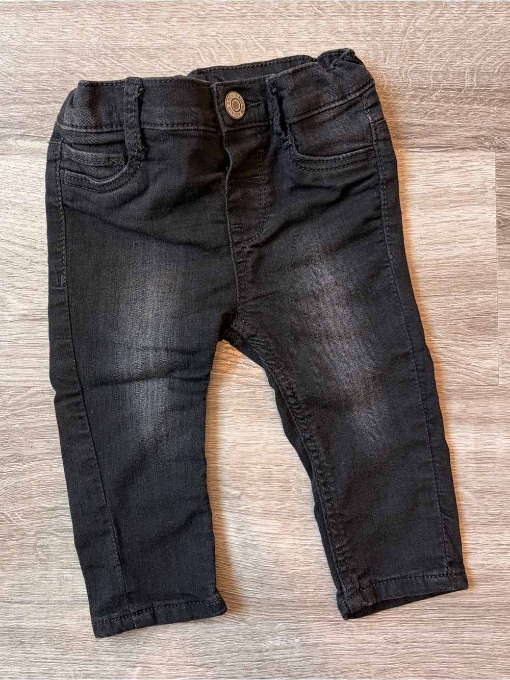H&M baby boys black denim jeans